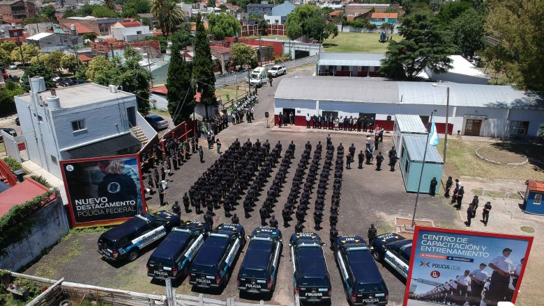Grindetti y Bullrich inauguraron nueva delegación de Policía Federal
