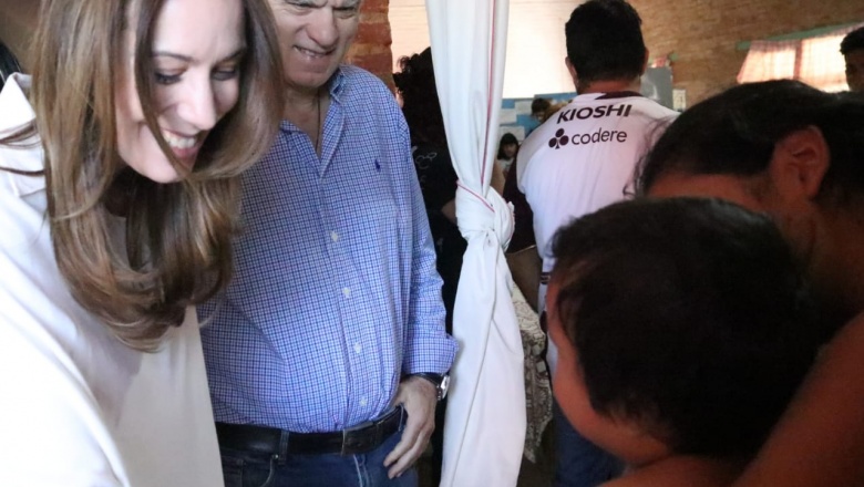 Vidal y Stanley visitaron un comedor comunitario en Monte Chingolo