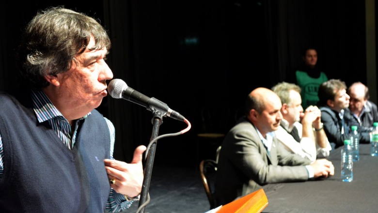 El Cholo García denunció que el Gobierno busca "demonizar" al sindicalismo