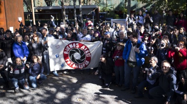 Grindetti participó de la "Caminata Fotográfica"