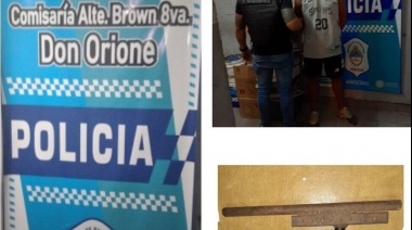 Sorprendieron a un adolescente que intentaba robar con un "arma tumbera"