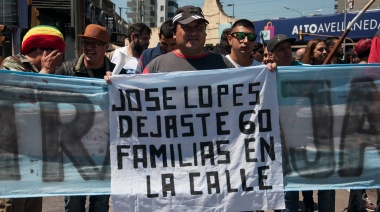 Los despedidos de Gaelle marcharon al Ministerio de Trabajo bonaerense