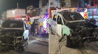 Un patrullero cayó al Riachuelo y dos policías terminaron heridos