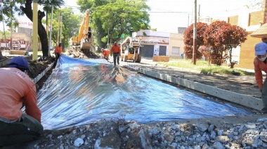 El municipio continúa con la puesta en valor de 250 cuadras del distrito