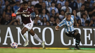 Lanús cayó ante Racing y se quedó sin invicto