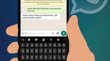 Nicolás Russo responde mensajes de los vecinos por Whatsapp