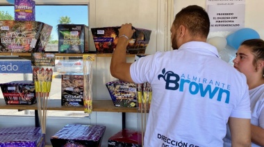 En Brown rige la prohibición de venta pirotecnia sonora y realizan controles preventivos