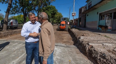 Avanza la pavimentación de calles en Calzada, Burzaco, Claypole, Malvinas Argentinas y Glew