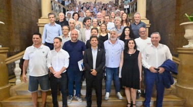 Kicillof recibió a representantes de cámaras y agrupaciones empresarias