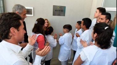 Sánchez Zinny compartió con Ferraresi la inauguración de una escuela
