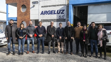 Cascallares, Fabiani y Merediz visitaron una pyme en Longchamps