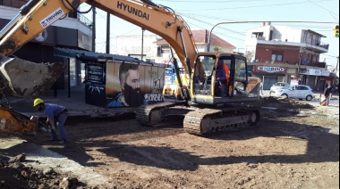 Avanzan las obras de repavimentación y mejorados de calles brownianas