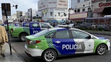 Efectivos policiales realizaron cortes en distintos puntos del Conurbano