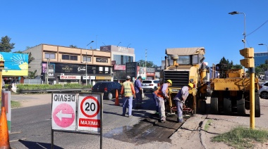 Comenzó la obra de repavimentación de la avenida Mariano Castex