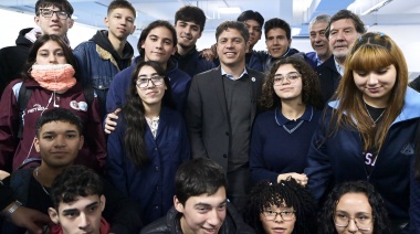 Kicillof inauguró el edificio de los talleres de la Escuela Técnica N°6 de Wilde