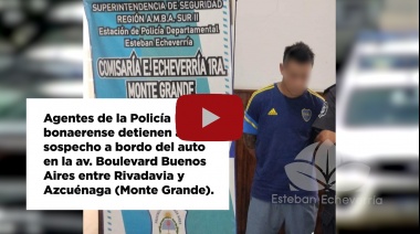 Un detenido en Monte Grande por circular en un auto robado