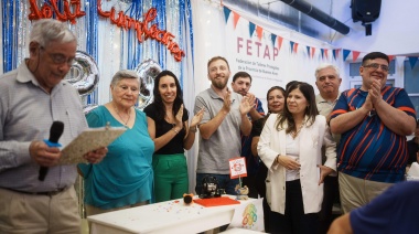 Otermín participó del festejo por el aniversario de Talita Kum