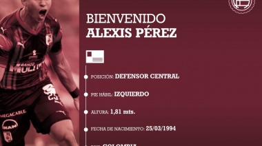 Lanús hizo oficial la llegada de Alexis Pérez