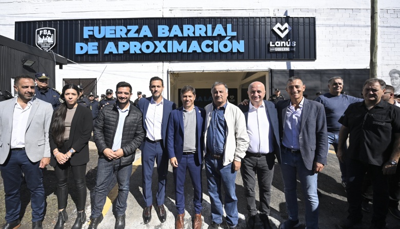 Kicillof y Álvarez inauguraron las nuevas instalaciones de la Fuerza Barrial de Aproximación