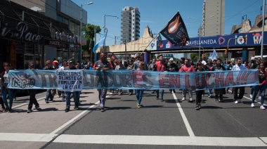 Los despedidos de Gaelle marcharon al Ministerio de Trabajo bonaerense