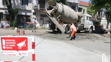 Avanzan las obras de repavimentación de calles internas en Escalada