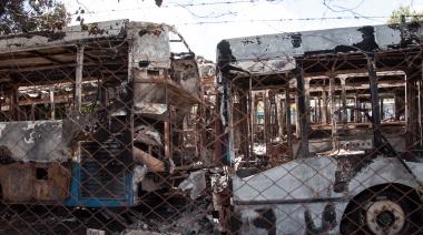 Incendio en el Expreso Lomas: el relato de los choferes