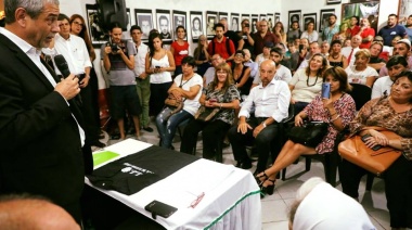 Ferraresi firmó un convenio con la agrupación H.I.J.O.S.
