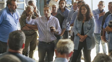 Los trabajadores del Expreso Lomas agradecieron la visita de Gray
