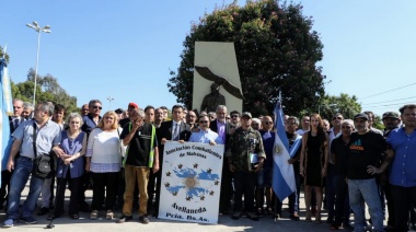 Avellaneda homenajeó a los caídos y veteranos de Malvinas