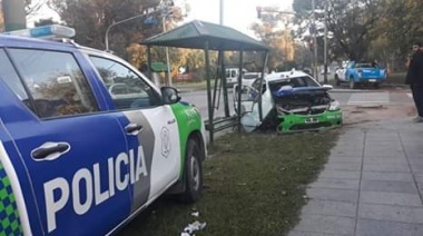 Dos policías heridos tras chocar el patrullero durante una persecución