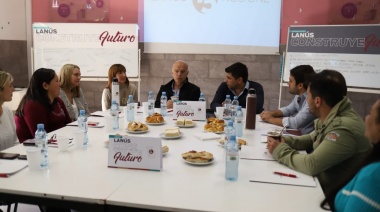 Grindetti presentó el programa integral “Lanús Construye Futuro”