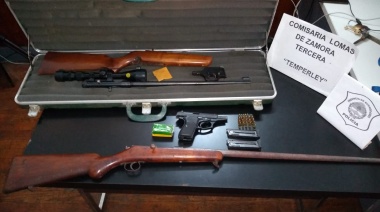 Detuvieron en Llavallol a un hombre fuertemente armado