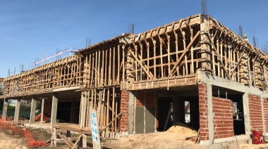 Continúan las obras del edificio para el Instituto de Formación Docente 41