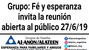 Alcoholicos Anónimos realizará una reunión informativa en el centro de Lomas Zamora