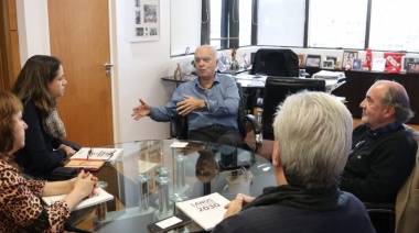 Grindetti se reunió con la directora ejecutiva del CIDEU