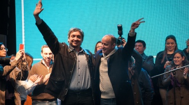 Insaurralde lanzó su lista junto a Máximo Kirchner, que acusó a Cambiemos de gobernar "con la custodia de los medios e historias de redes sociales"