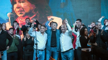 Depetri presentó su lista respaldado por Máximo Kirchner, que le advirtió a Macri: "El 23 de octubre se van"