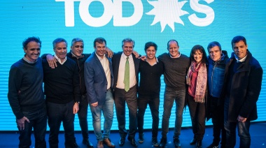 Con jubilados y jóvenes, comenzó el tour de Alberto Fernández y Kicillof por el sur del Conurbano