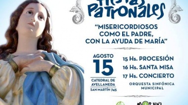 Avellaneda celebra el Día de la Virgen de la Asunción y habrá sesión especial en el Concejo