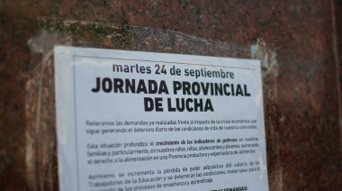 Docentes lanzaron la presentación de un petitorio con todas las exigencias al gobierno provincial sobre las condiciones laborales