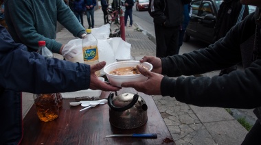 Olla popular en el Club Los Andes: trabajadores reclaman tres sueldos adeudados