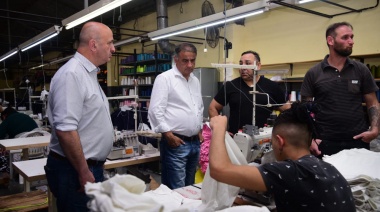Depetri y Magario se reunieron con pymes de Lanús