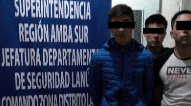 Robo, persecución y cuatro detenidos en Lanús Oeste