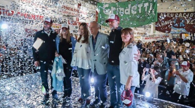 Vidal llamó a "pelear cada voto" en el cierre de campaña de Grindetti