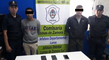 Atraparon a dos “pungas” en el centro de Lomas