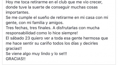 Gastón Grecco anunció su retiro del fútbol