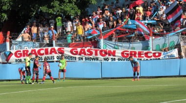 En la despedida de Grecco, Brown no pudo ganar de local