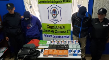 Robaron un local de celulares en el centro de Lomas de Zamora