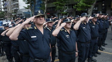 El jefe de la Policía Bonaerense encabezó un acto en Lomas de Zamora