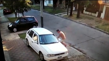 Detuvieron a un “roba coches” filmado en pleno robo